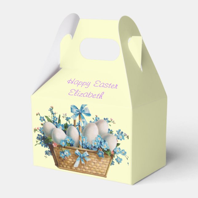 Happy Easter, Basket Candy Box (Back Side)