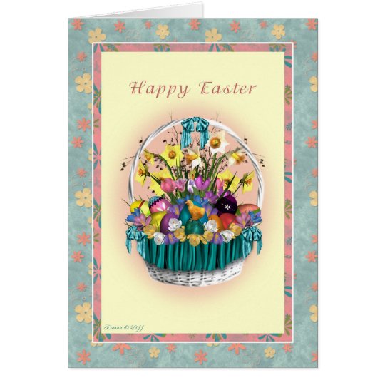 Happy Easter Basket Card