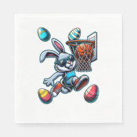 Happy Easter Basketball Boys Easter Bunny Funny Ea