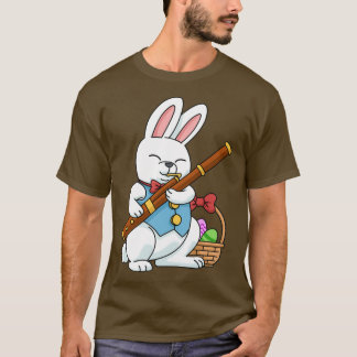 Happy Easter Bassoon Jazz Music Bunny Bassoonist T-Shirt