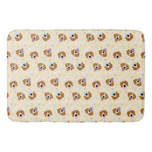 Happy Easter Beagle Dogs Bath Mat