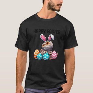 Happy Easter Bearded Dragon Reptile Men Women Kids T-Shirt