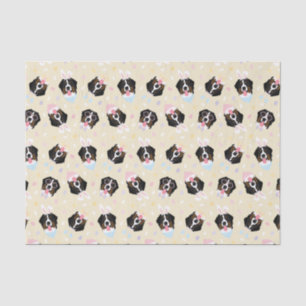 Happy Easter Bernese Mountain Dogs Tissue Paper