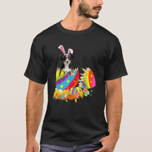Happy Easter Bernese Mountain Egg Bunny Dog Lover T-Shirt