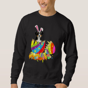 Happy Easter Bernese Mountain Egg Bunny Dog Sweatshirt