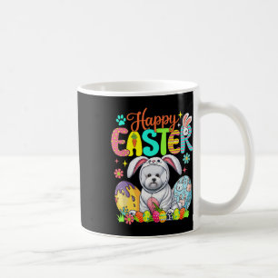 Happy Easter Bichon Frise Cosplay Bunny Chocolate Coffee Mug
