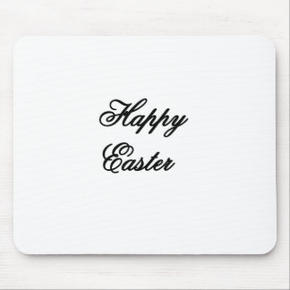 Happy Easter Black The MUSEUM Zazzle Gifts Mouse Mat