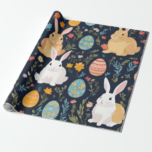 Happy Easter Boho Bunny Collection Wrapping Paper