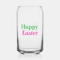 Happy easter boho green pink kids add name title