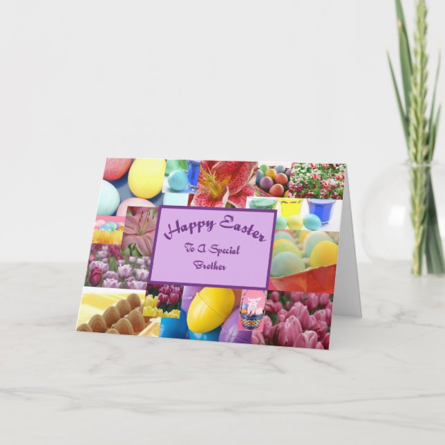 Happy Easter brother Holiday Card (Front)
