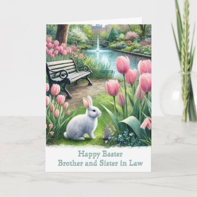 Happy Easter Brother Sister in-Law Card (Front)