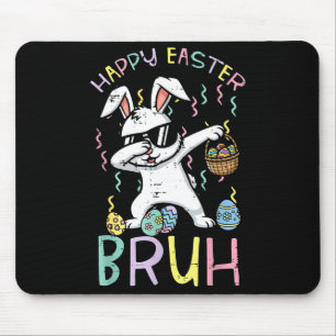 Happy easter bruh bunny dab cool rabbit meme boys mouse mat