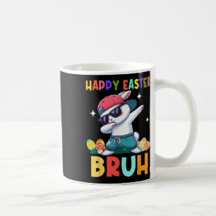 Happy Easter Bruh Bunny Dab Rabbit Dance Boys Kids Coffee Mug