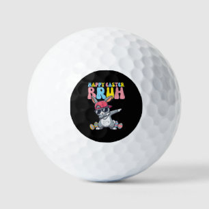 Happy Easter Bruh Bunny Dab Rabbit Dance Golf Balls
