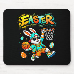 Happy Easter Bruh Bunny for Kids Boys Girls Women Mouse Mat
