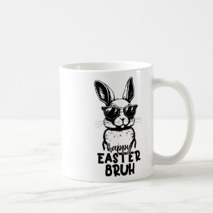 Happy Easter Bruh Funny Bunny Rabbit Easter Kids B Coffee Mug