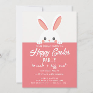 Happy Easter Brunch and Egg Hunt Invitation