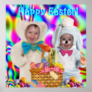 Happy Easter Buddies Poster