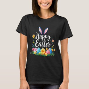 Happy Easter Bunny And Egg Hunt Cute Rabbit T-Shirt