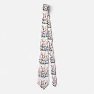 Happy Easter Bunny Basket Thunder_Cove Tie