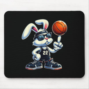Happy Easter Bunny Basketball Kids Boys Sport Love Mouse Mat