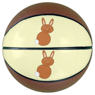 Happy Easter Bunny Basketballs