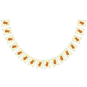 Happy Easter Bunny Bunting Flags