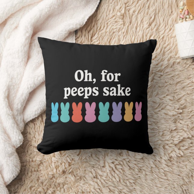 Happy Easter Bunny Christian Religious Carnival  Cushion (Blanket)