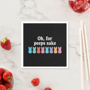 Happy Easter Bunny Christian Religious Carnival Napkin