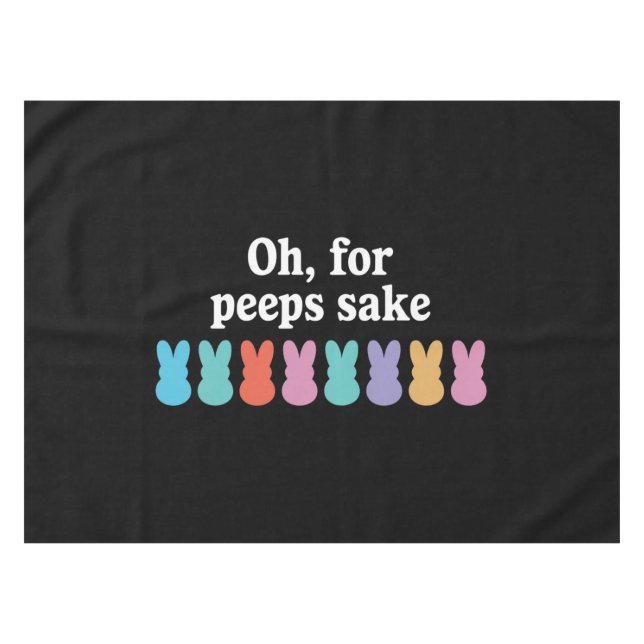 Happy Easter Bunny Christian Religious Carnival  Tablecloth (Front (Horizontal))