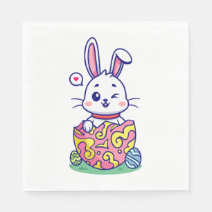 Happy Easter Bunny collection 2 Napkin