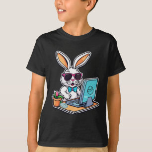 Happy Easter Bunny Computer Video Game Lovers 1 T-Shirt