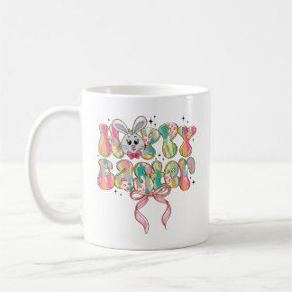 Happy Easter Bunny Coquette Bow Coffee Mug