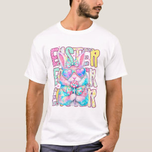 Happy Easter Bunny Coquette Bow Preppy Easter Day  T-Shirt