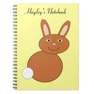 Happy Easter Bunny Customisable Noteb Notebook
