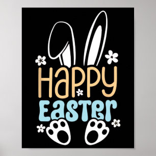 Happy Easter Bunny - Cute Easter Design For Boys G Poster