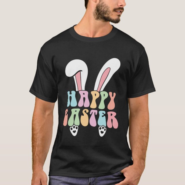 Happy Easter Bunny  Cute Easter for Boys Girls  1 T-Shirt (Front)