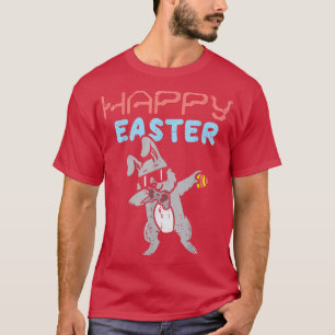 Happy Easter Bunny Dab Dance Easter Video Game Gam T-Shirt