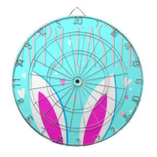 happy easter bunny dartboard