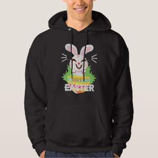 Happy Easter Bunny Design Hoodie