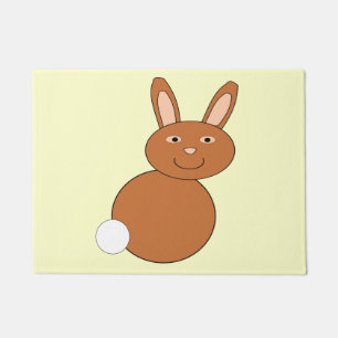 Happy Easter Bunny Door Mat