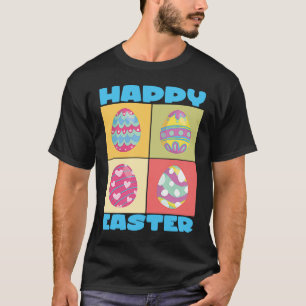 Happy Easter Bunny Ears Eggs Rabbit Celebrate Egg  T-Shirt
