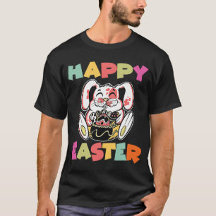 Happy Easter Bunny Ears Eggs Rabbit Celebrate Egg  T-Shirt