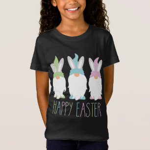 Happy Easter Bunny Ears Gnomes Matching T-Shirt