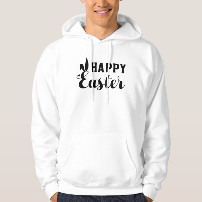 Happy Easter Bunny Easter Cute Egg Funny Gift Idea Hoodie (Front)
