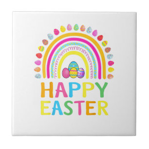 Happy Easter Bunny Easter Egg Hunt Easter Women Gi Tile
