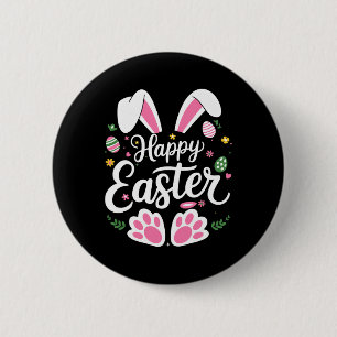 Happy Easter Bunny Easter Egg Hunt Squad Easter Wo 6 Cm Round Badge