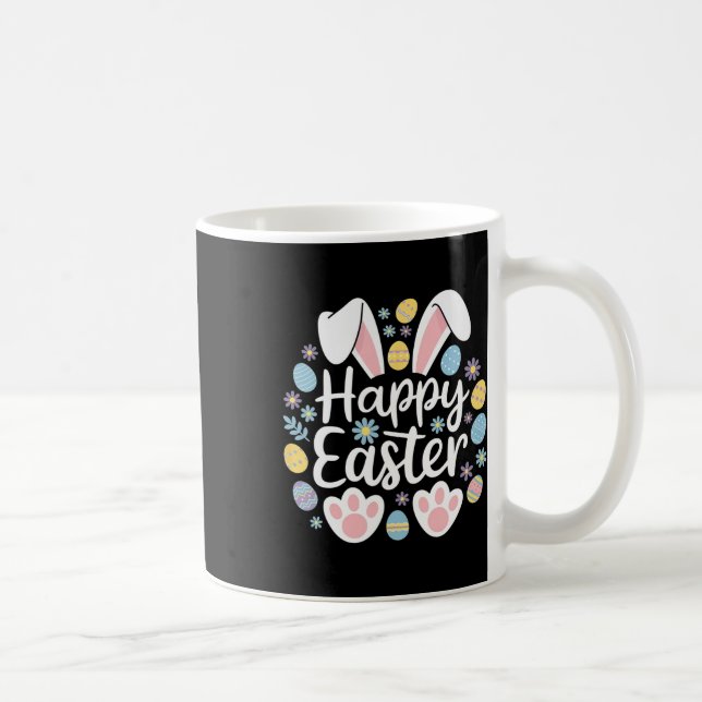 Happy Easter Bunny Easter Egg Hunt Squad Easter Wo Coffee Mug (Right)