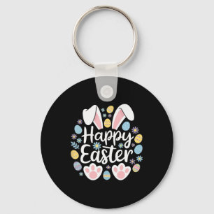 Happy Easter Bunny Easter Egg Hunt Squad Easter Wo Key Ring