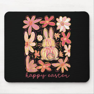 Happy Easter Bunny Easter Egg Hunt Squad Easter Wo Mouse Mat